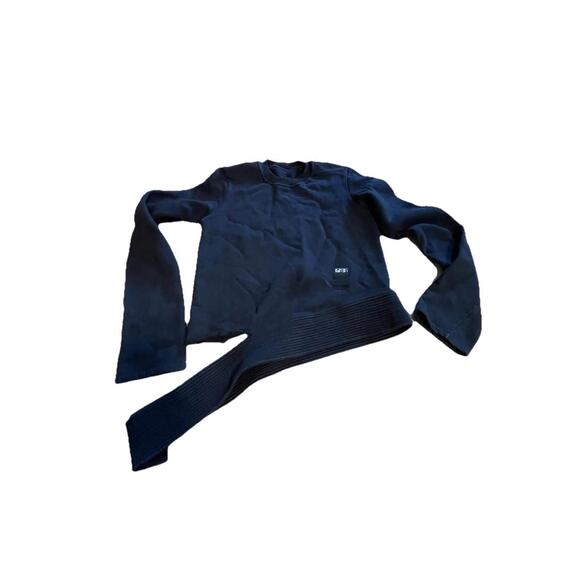 Rick Owens Other - $680 Rick Owens DrkShdw Black Creatch‎ Distressed Sweatshirt size S H74